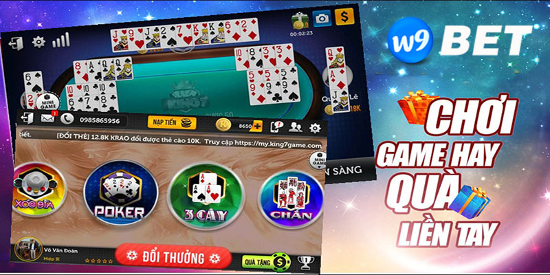 Các loại game bài tại đổi thưởng